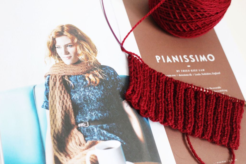 Pianissimo Pom Pom Quarterly Fibre Friday Stranded Blog Knitting