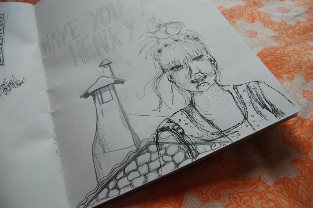 Happy Daisy drawings travel journal spain