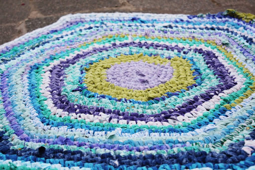Happy Daisy Crafts Rug Crochet Handmade