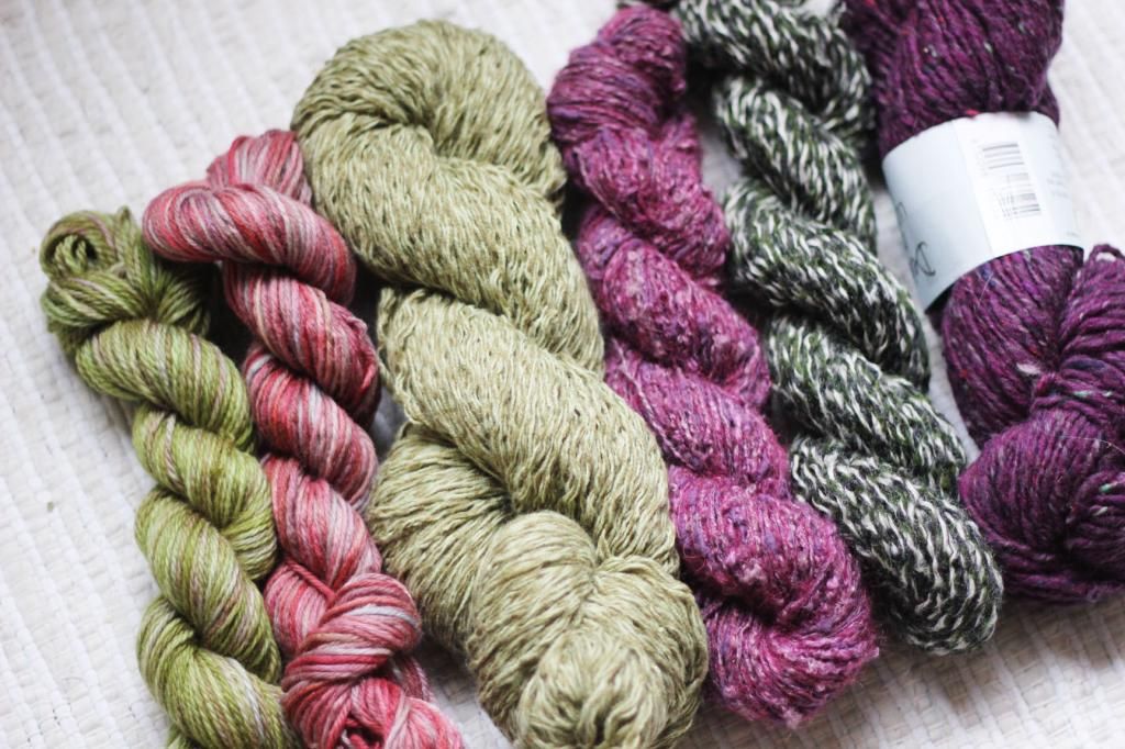 Happy Daisy Yarn Amy Edwards Green Knitting