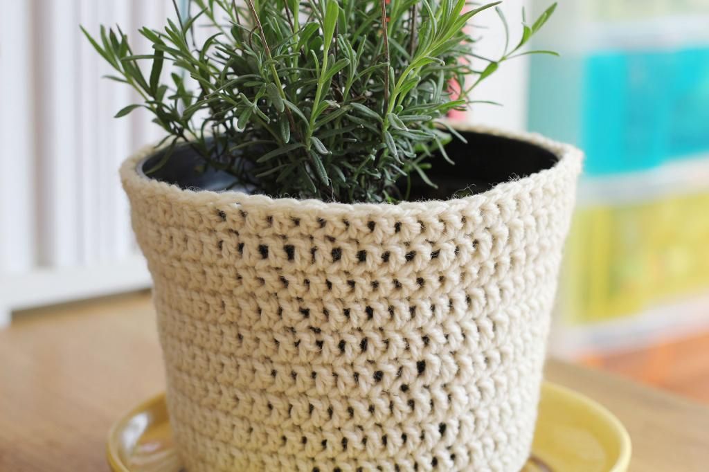 Happy Daisy Crochet Pot Cover DIY Tutorial HDYMY