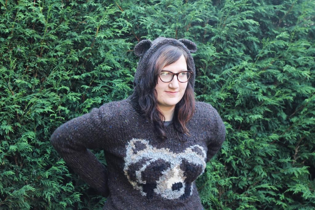 Happy Daisy Amy Edwards Green Bear Knitting Jumper Tiny Owl Knits