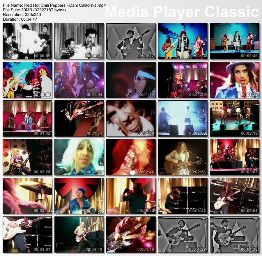Red Hot Chili Peppers Dani California [Screenshot] Photo by KGSA