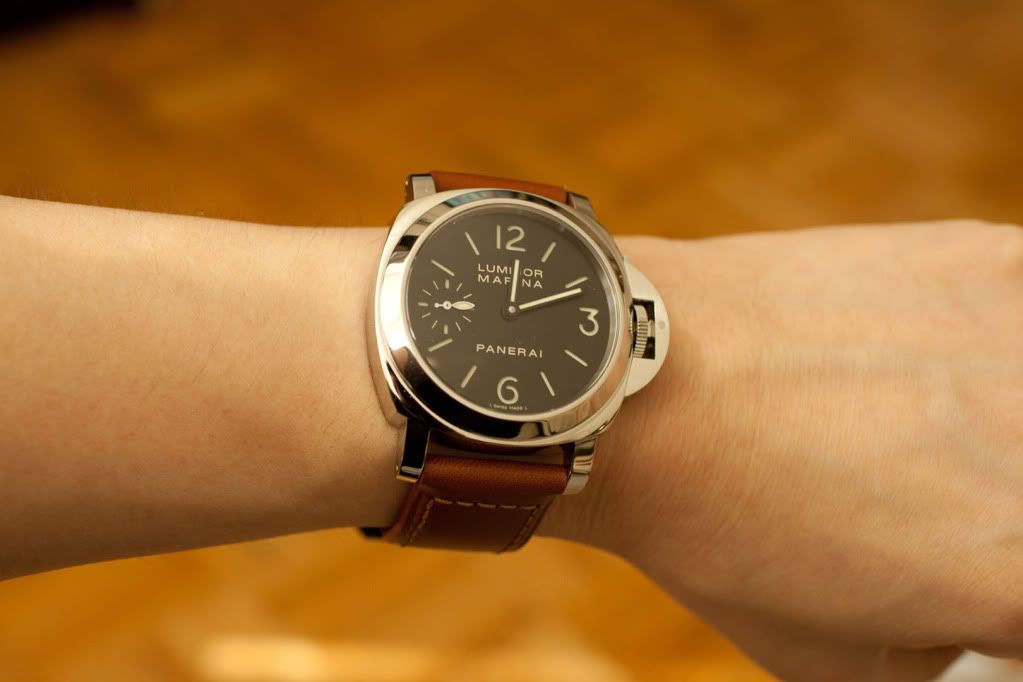 44mm watch on woman's wrist