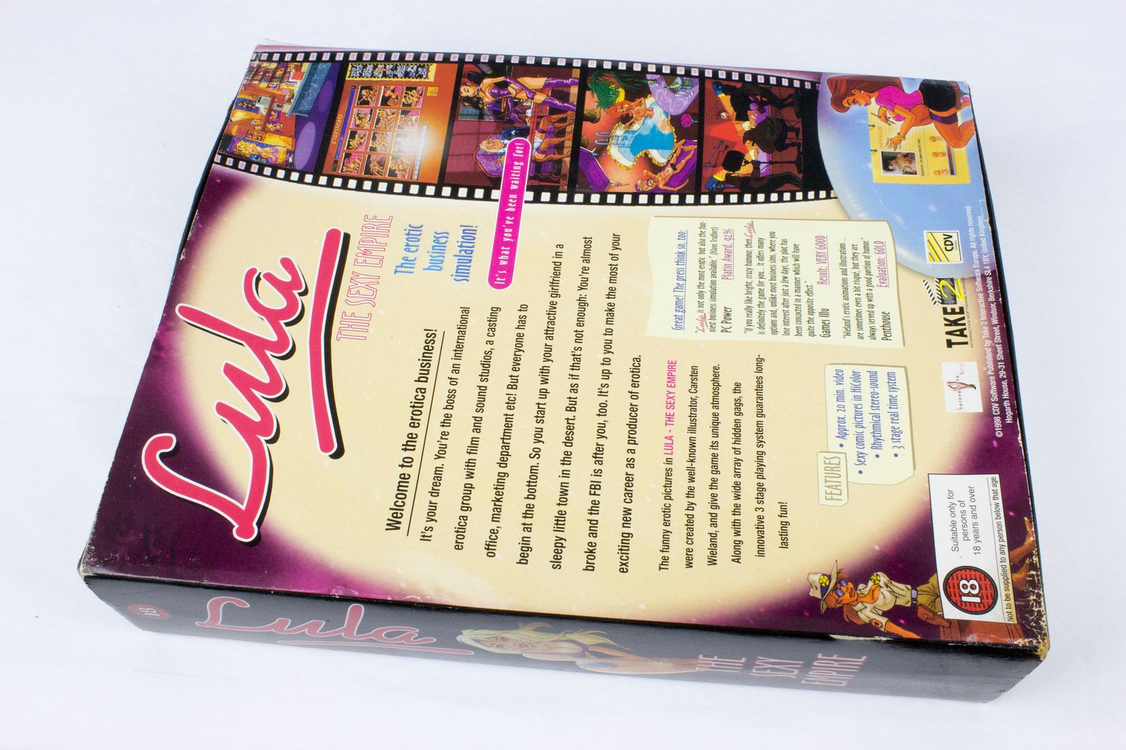 Lula The Sexy Empire for Windows 98 by Interactive Strip In Big Box