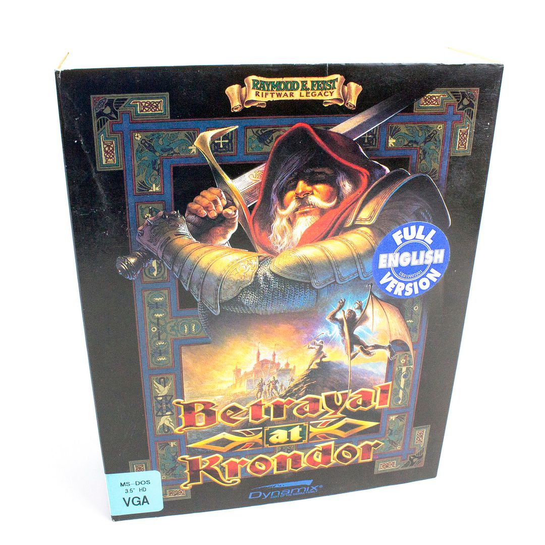 Betrayal At Krondor For Pc By Dynamix In Big Box, 1993, Cib, Vgc, Ms 