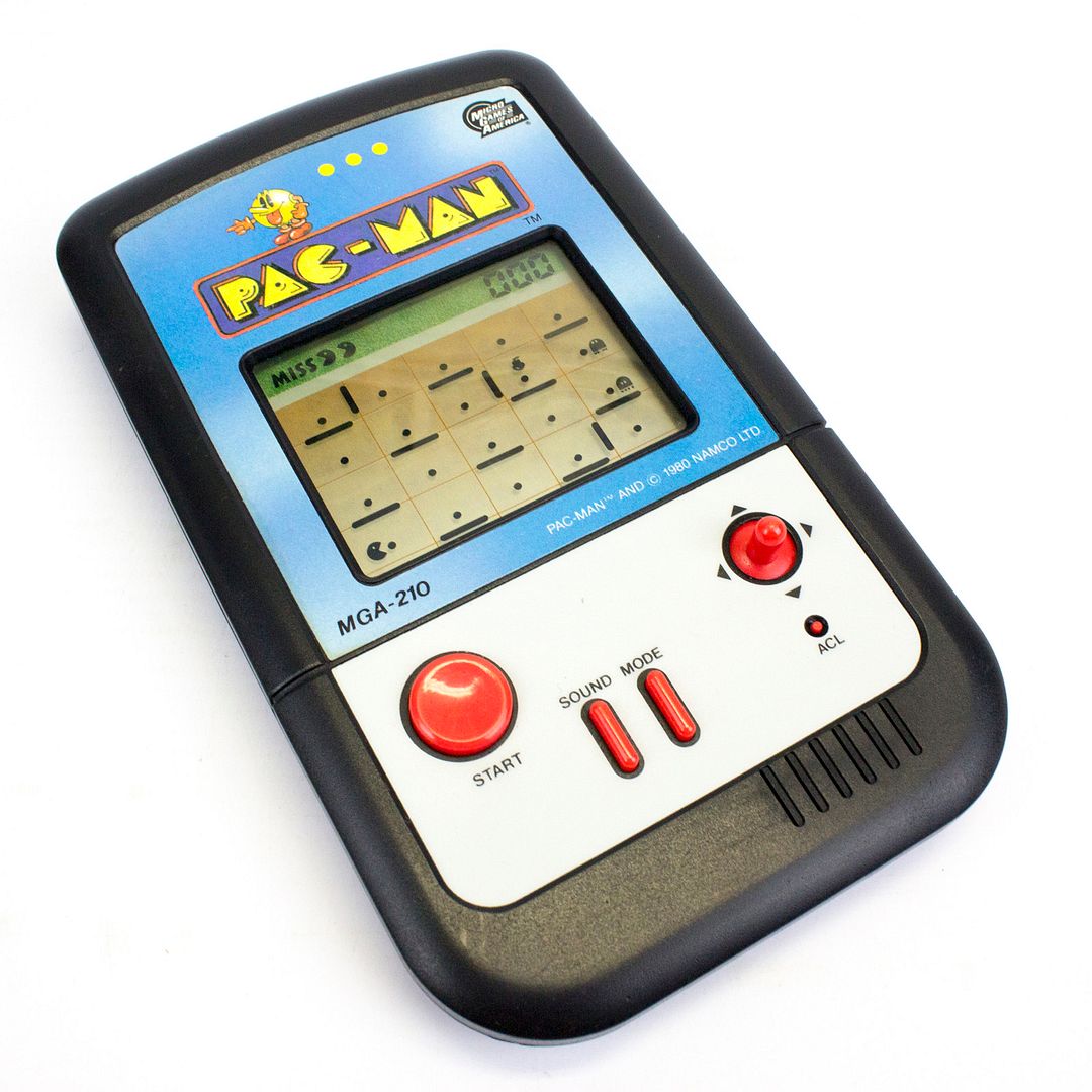 Vintage Electronic Handheld PacMan LCD Video Game by Namco, 1992 eBay