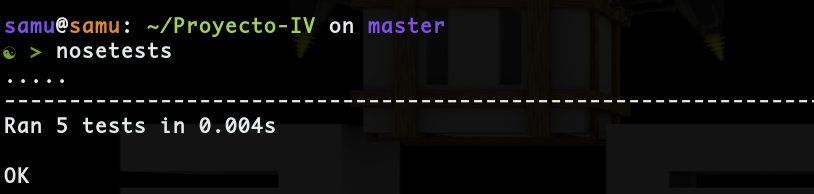 Ejecutando nosetests