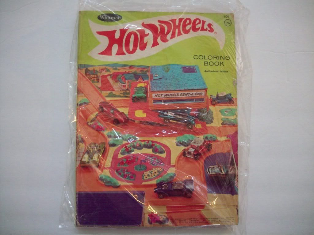 hot wheels color book
