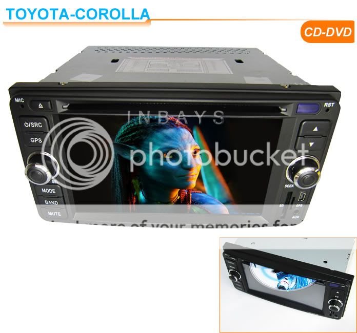 CAR DVD PLAYER GPS FOR TOYOTA VIOS COROLLA  