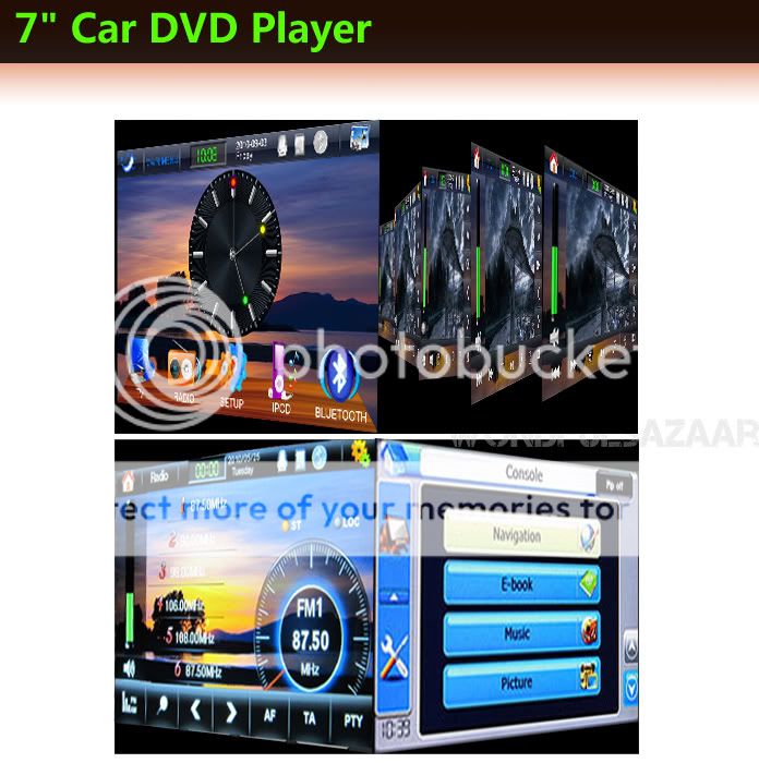 NEW 7 2 DIN Car DVD Ford MONDEO FOCUS TV BT GPS  