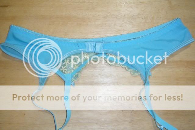 Fredericks of Hollywood Lace Flowers Stretch Garter Belt size M 