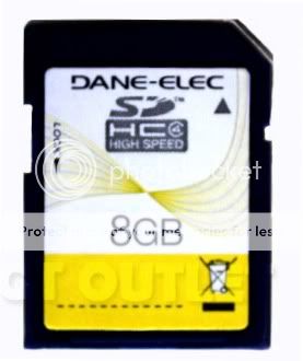 8GB SDHC High Speed Memory Card by Dane Elec Brand New 0804272722055 
