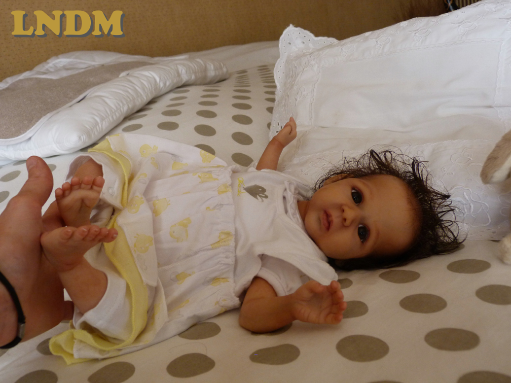 Reborn doll, prototype Malenka, premature , ethnic, biracial baby girl ...